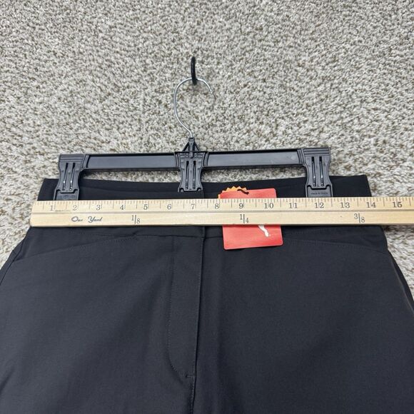 Puma Golf Shorts Women's Small Pounce Bermuda Way 1 Stretch Black UPF50+ New - Picture 2 of 12